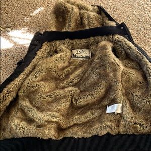 TNA fur lined jacket